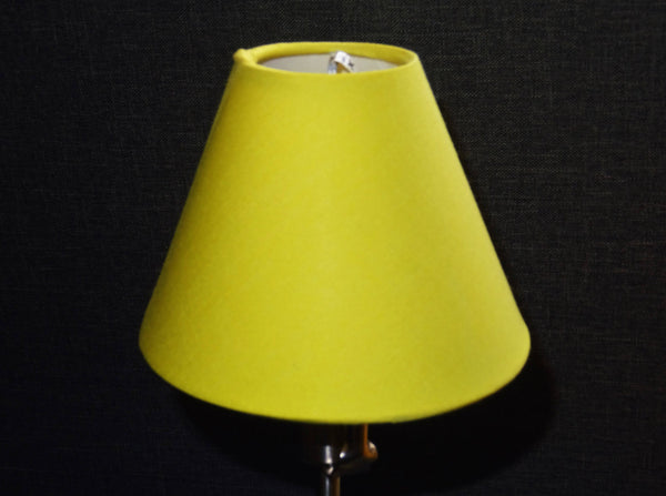 Citrus Yellow Clip On Candle Lampshade 5.5" Chandelier Pendant Light Shade 6