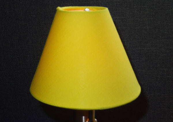 Citrus Yellow Clip On Candle Lampshade 5.5" Chandelier Pendant Light Shade 7