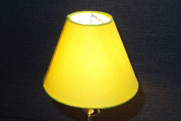 Citrus Yellow Clip On Candle Lampshade 5.5" Chandelier Pendant Light Shade 8