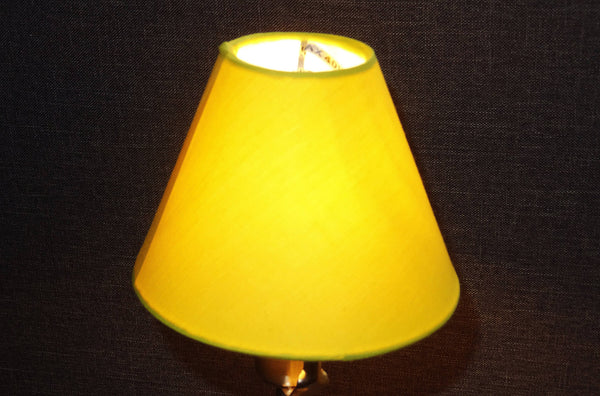 Citrus Yellow Clip On Candle Lampshade 5.5" Chandelier Pendant Light Shade 9